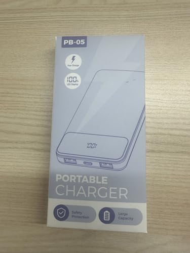 Power Bank, Portable Charger 12000mAh Fast Charging PD22.5W USB-C/USB-A Output, PowerBank Phone Battery Pack for iPhone 17 Air 16 15 14 13 Plus Pro Max Mini Glaxy