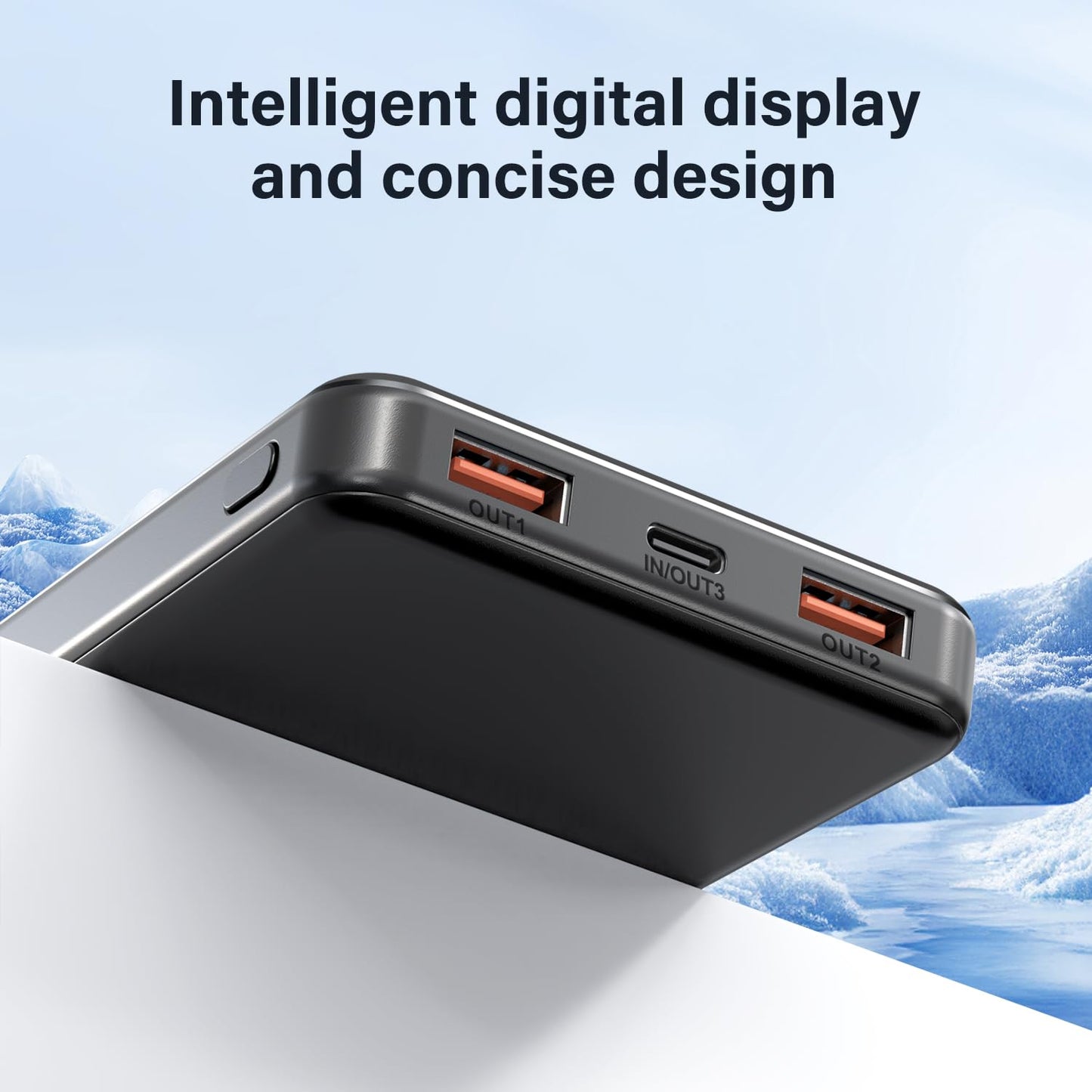 Power Bank, Portable Charger 12000mAh Fast Charging PD22.5W USB-C/USB-A Output, PowerBank Phone Battery Pack for iPhone 17 Air 16 15 14 13 Plus Pro Max Mini Glaxy