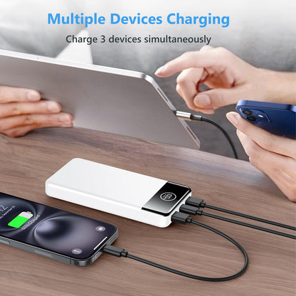 Power Bank, Portable Charger 12000mAh Fast Charging PD22.5W USB-C/USB-A Output, PowerBank Phone Battery Pack for iPhone 17 Air 16 15 14 13 Plus Pro Max Mini Glaxy